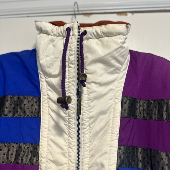 VTG  80s/90s Head Sportswear Ski Jacket Womens Sz10 Rainbow Color Block Pullover - Picture 16 of 16